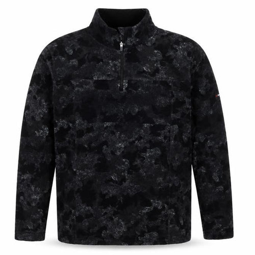 Parkside Men’s Black Camo XL Half Zip Fleece Sweatshirt