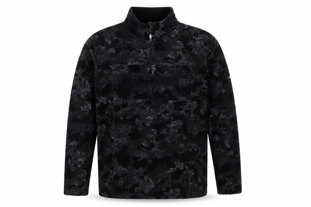 Parkside Men’s Black Camo XL Half Zip Fleece Sweatshirt