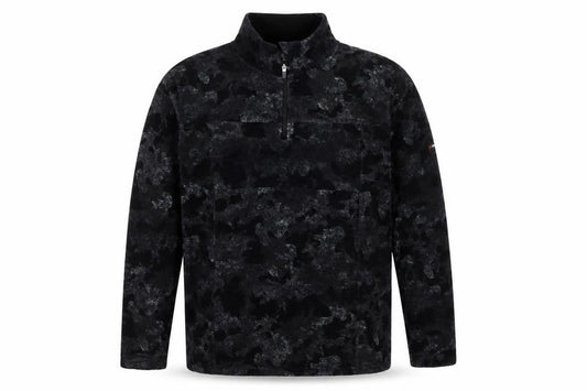 Parkside Men’s Black Camo XL Half Zip Fleece Sweatshirt