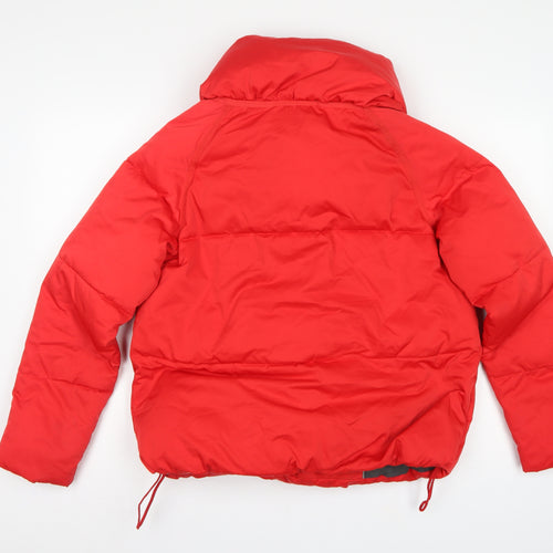 Next Women Red UK 8 Short Padded Puffer Jacket High Collar