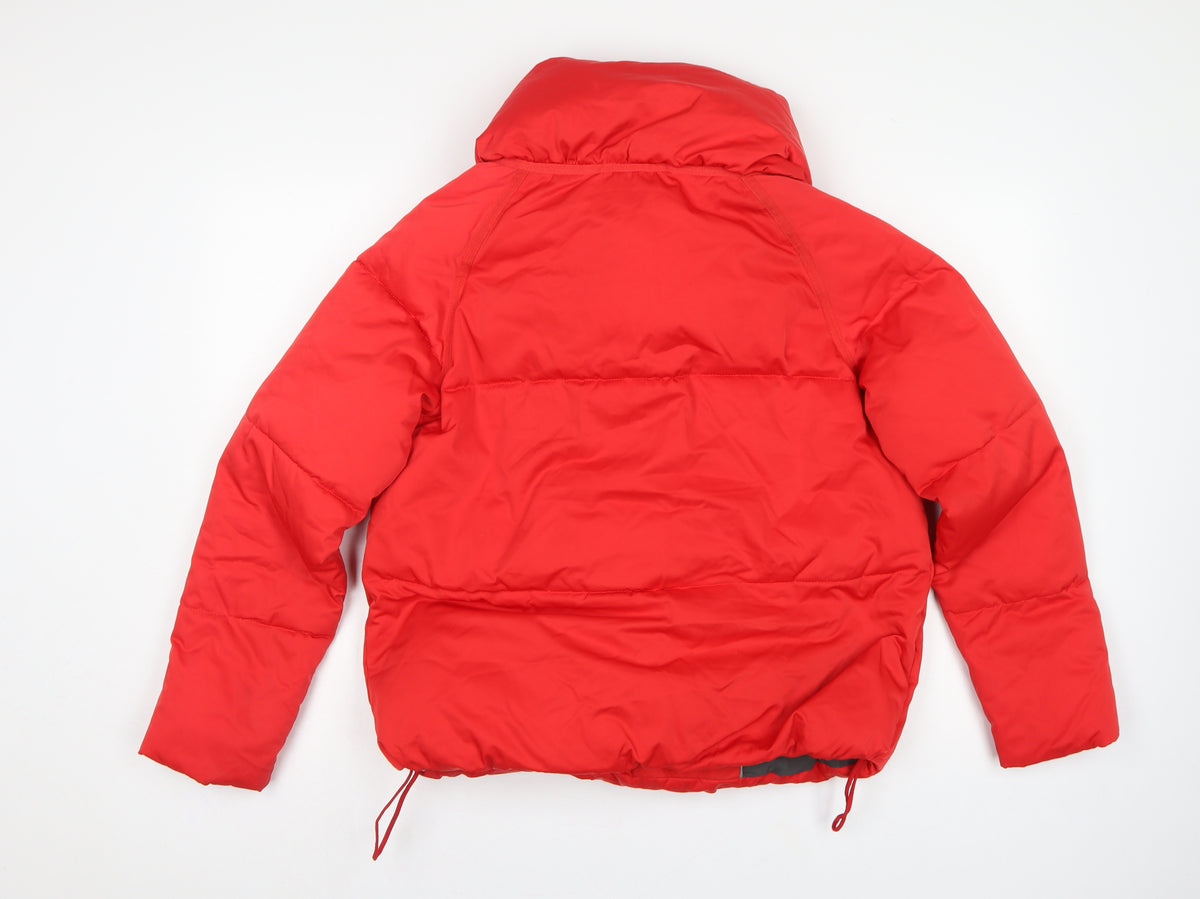 Next Women Red UK 8 Short Padded Puffer Jacket High Collar