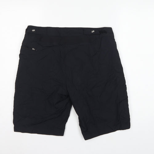 Fox Men's Black L Biker MTB Shorts Adjustable Waist Zip Pockets