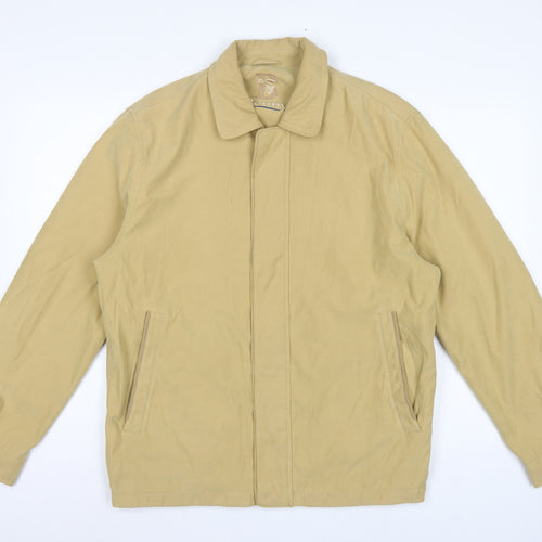Benny Men's Beige UK 40 Basic Jacket Full Zip Teflon Microfibre
