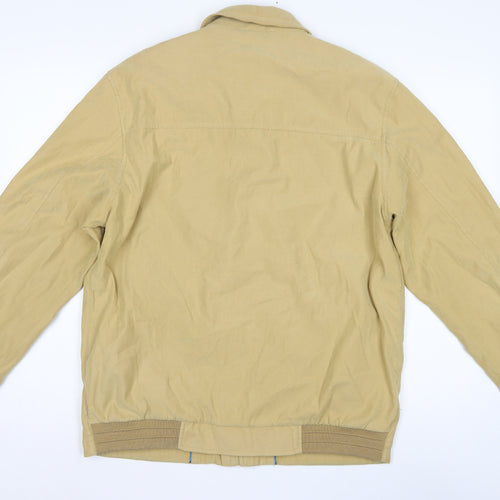 Benny Men's Beige UK 40 Basic Jacket Full Zip Teflon Microfibre