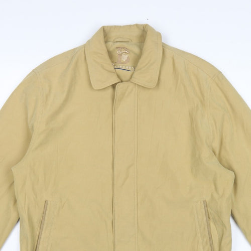 Benny Men's Beige UK 40 Basic Jacket Full Zip Teflon Microfibre