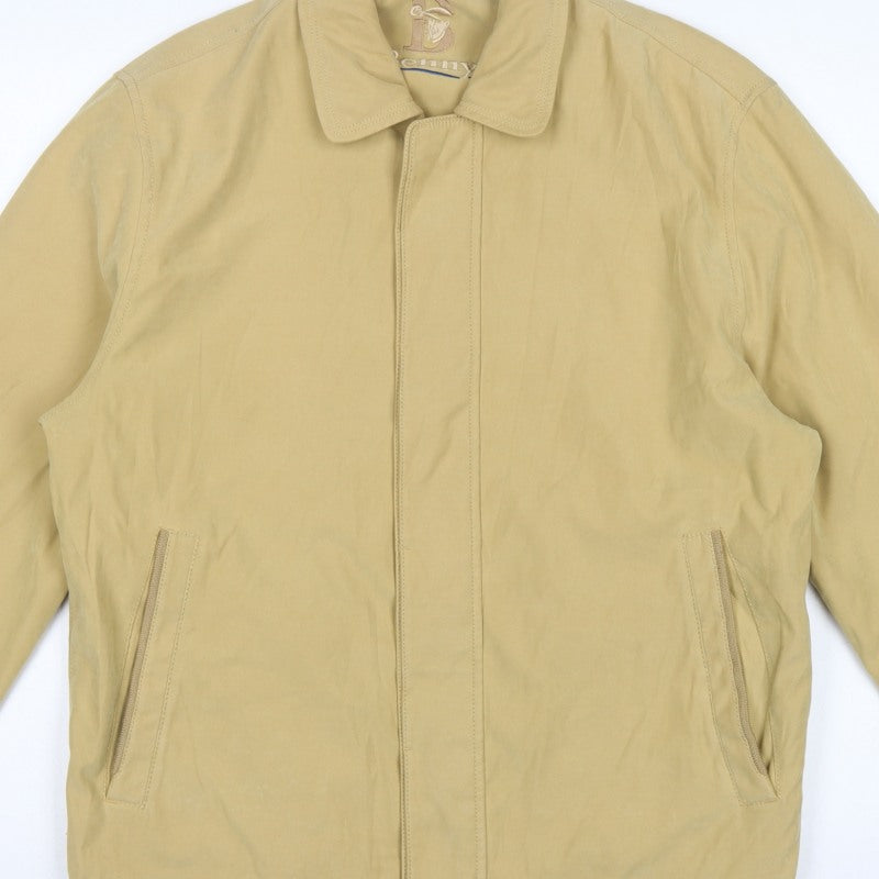 Benny Men's Beige UK 40 Basic Jacket Full Zip Teflon Microfibre