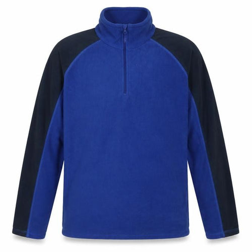 Mountain Warehouse Men’s Blue Black M 1/4 Zip Fleece Sweatshirt