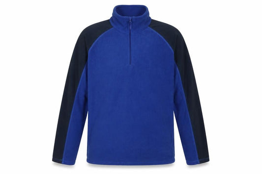 Mountain Warehouse Men’s Blue Black M 1/4 Zip Fleece Sweatshirt