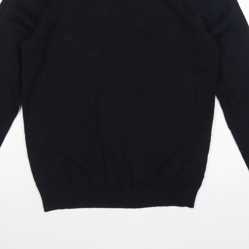 Additional view of Jack & Jones Men’s Black, size S, Crew Neck Cotton Knit jumper