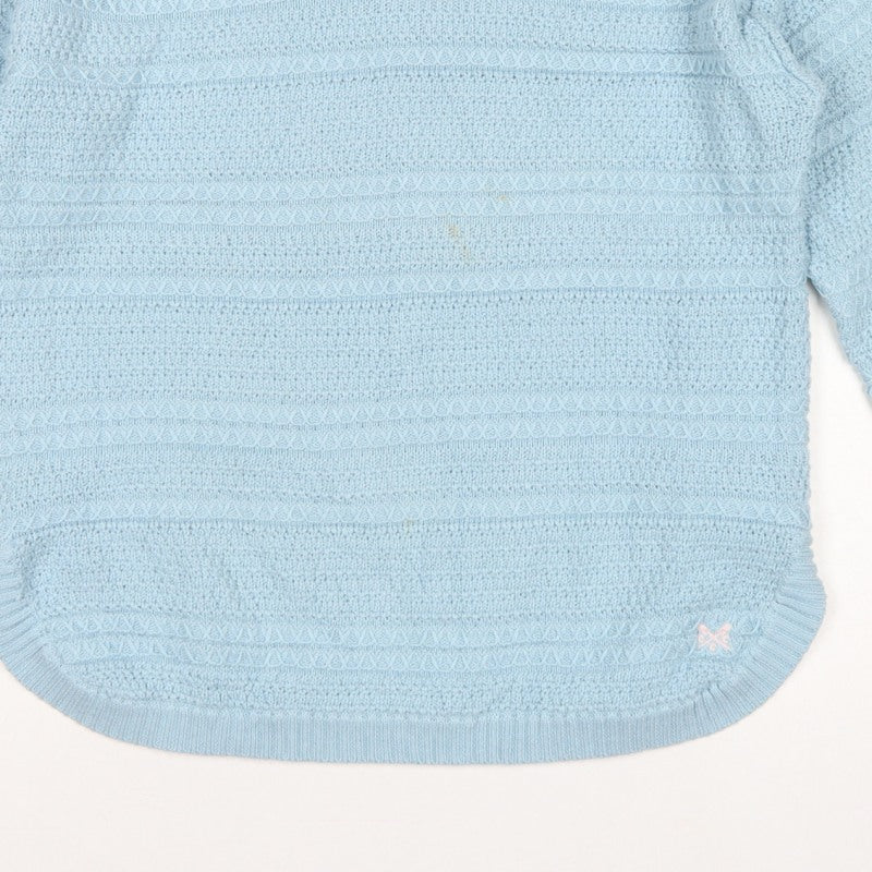 Crew Clothing Company Women Blue UK 14 Crew Neck Knit Pullover Jumper
