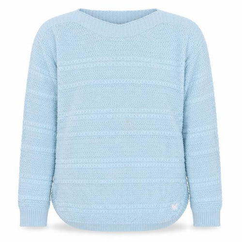 Crew Clothing Company Women Blue UK 14 Crew Neck Knit Pullover Jumper