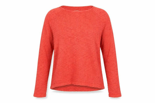 Zara Trafaluc Women Red Size S Fine Knit Round Neck Jumper