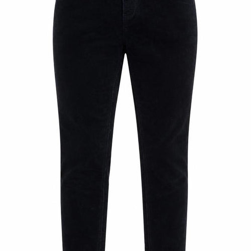 H&M L.O.G.G. Women Blue Corduroy Skinny Trousers Size 10