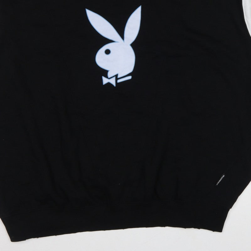 Missguided x Playboy Women’s Black UK 18 Pullover Graphic Sweatshirt