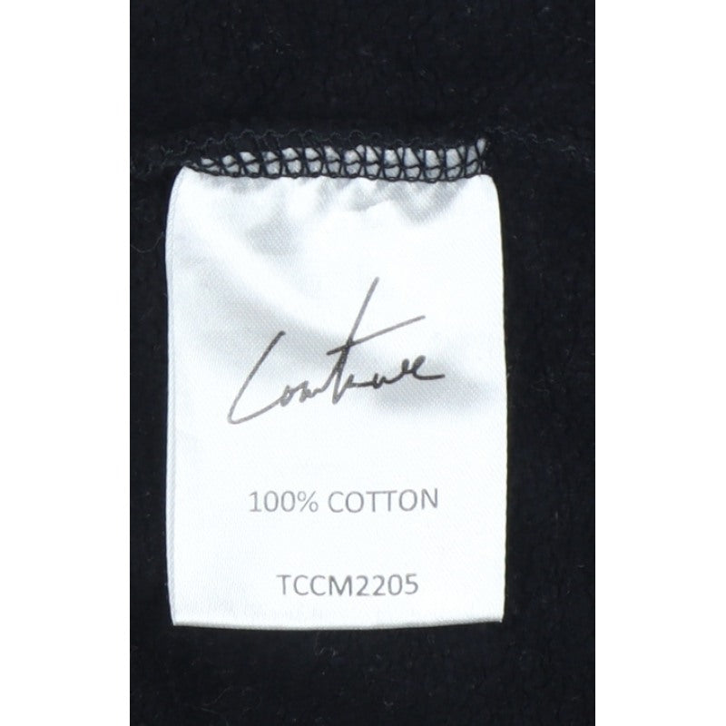 Additional view of Couture Women’s Black XS Pullover Hoodie Embroidered Logo Pockets