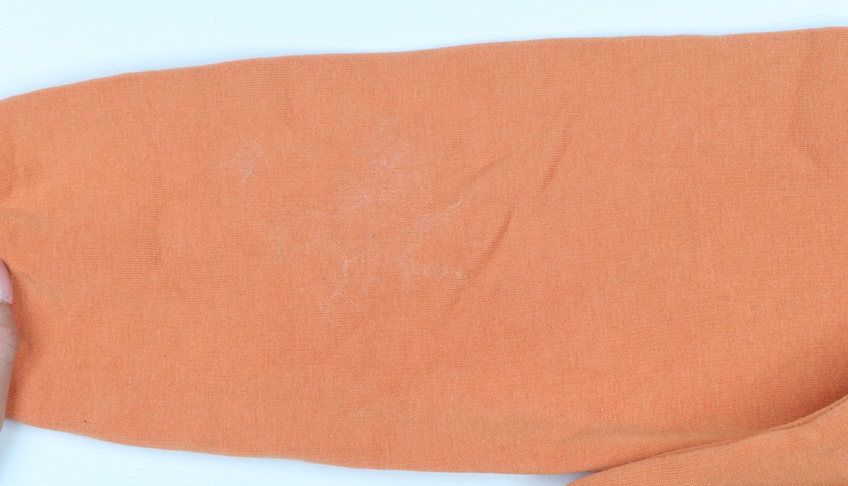 Fila Men's Orange M Crew Neck Logo Pullover Sweatshirt