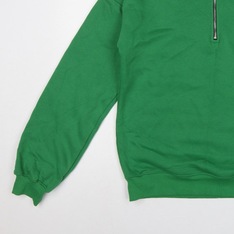 In The Style Women’s Green Size 12 Half Zip High Neck Sweatshirt