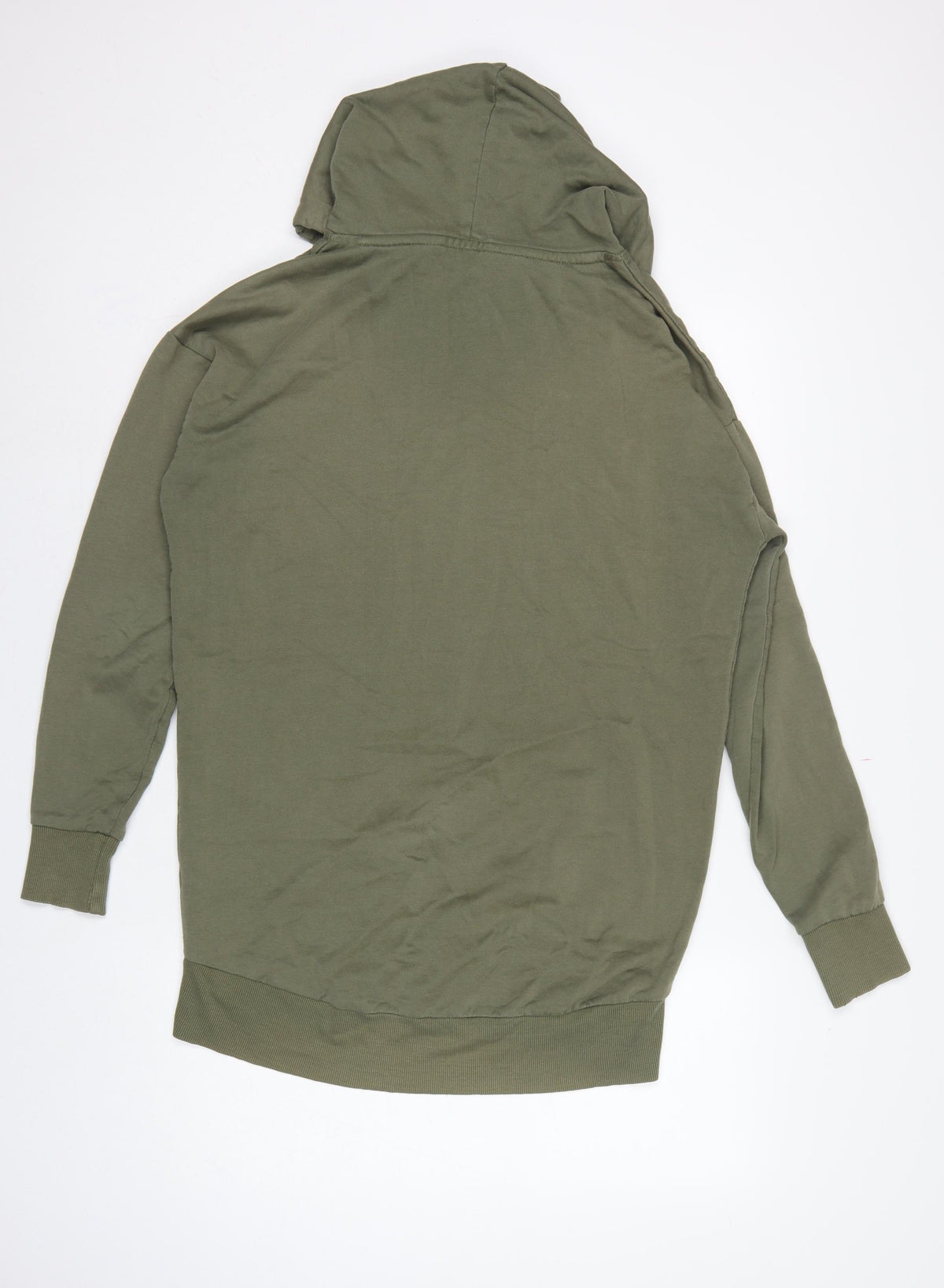 Brand and care label for Goldigga Women’s Green UK 10 Pullover Hooded Sweatshirt