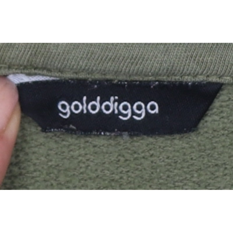 Additional view of Goldigga Women’s Green UK 10 Pullover Hooded Sweatshirt