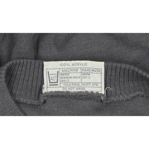 Greenwoods Active Women Grey M Colourblock Acrylic Sweatshirt Pullover