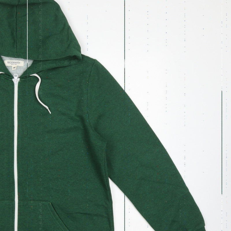 Brookhaven Women’s Green Size 16 Full Zip Hooded Fleece Hoodie