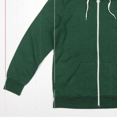 Brookhaven Women’s Green Size 16 Full Zip Hooded Fleece Hoodie