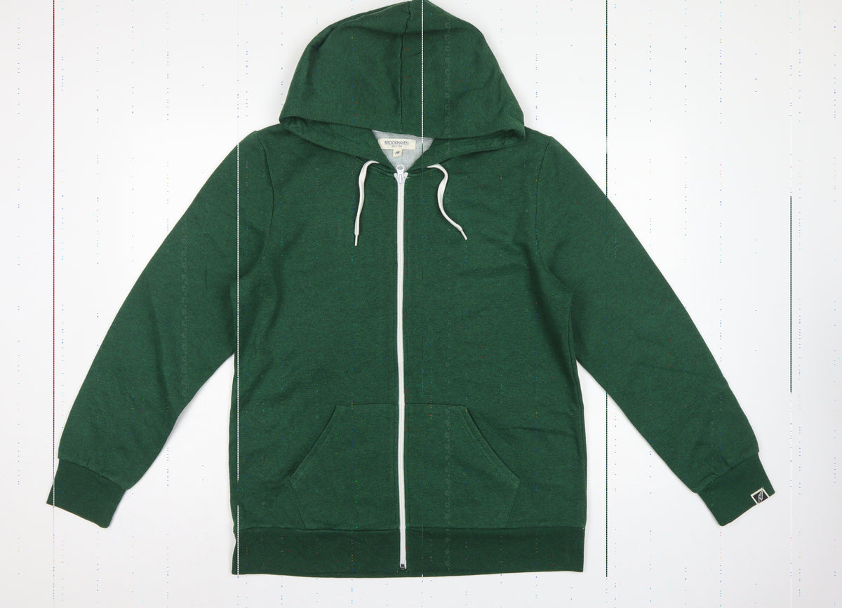 Brookhaven Women’s Green Size 16 Full Zip Hooded Fleece Hoodie