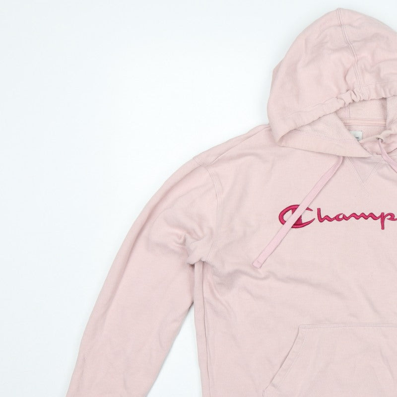 Additional view of Champion Women’s Pink M Pullover Hoodie Embroidered Logo