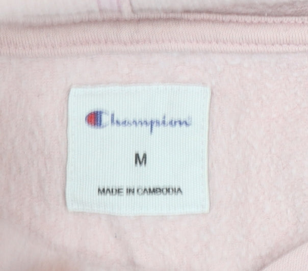 Additional view of Champion Women’s Pink M Pullover Hoodie Embroidered Logo