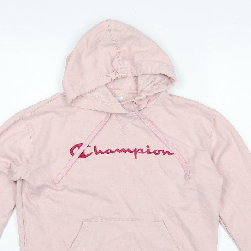 Additional view of Champion Women’s Pink M Pullover Hoodie Embroidered Logo