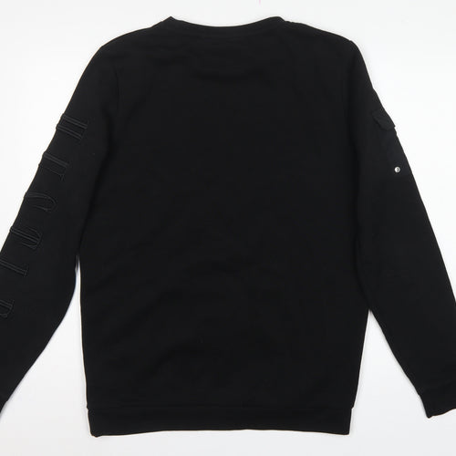 Supply & Demand Men’s Black M Pullover Crew Neck Graphic Sweatshirt