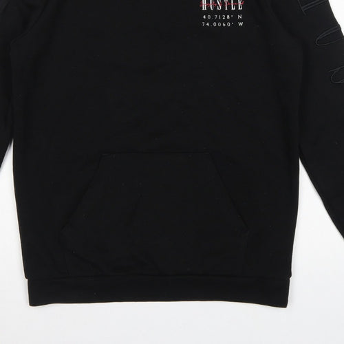 Supply & Demand Men’s Black M Pullover Crew Neck Graphic Sweatshirt