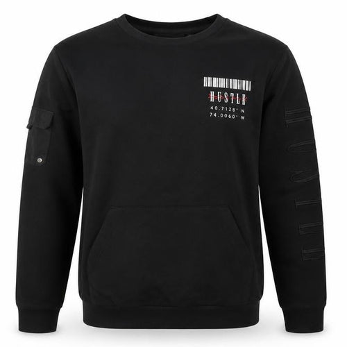 Supply & Demand Men’s Black M Pullover Crew Neck Graphic Sweatshirt