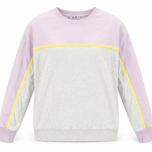 Next Women Multicoloured UK 14 Colourblock Cotton Pullover Sweatshirt