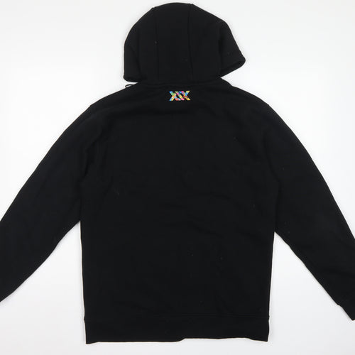 SDMN Men Black M Pullover Hoodie Mr Men Little Miss Graphic