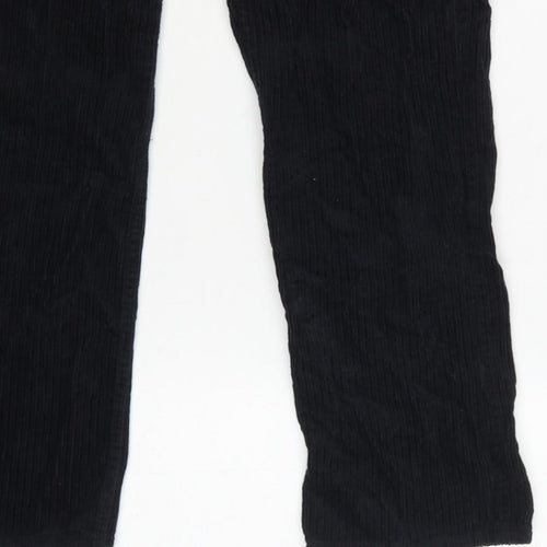 & Other Stories Women Black UK 6 Corduroy Straight Trousers