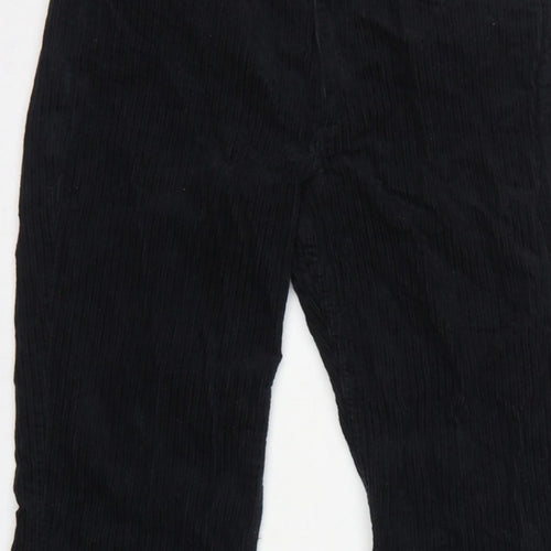 & Other Stories Women Black UK 6 Corduroy Straight Trousers