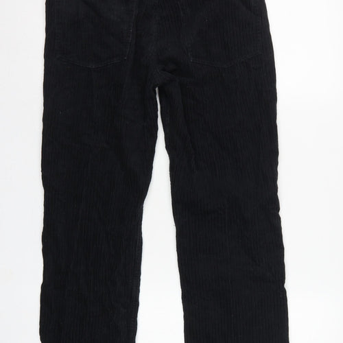 & Other Stories Women Black UK 6 Corduroy Straight Trousers