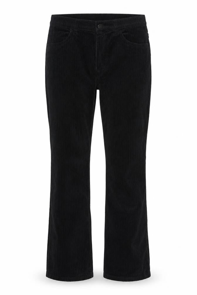 & Other Stories Women Black UK 6 Corduroy Straight Trousers