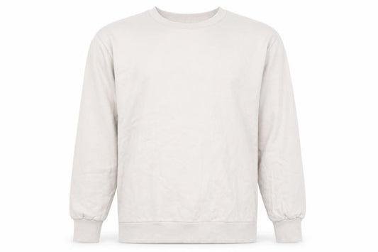 River Island Men’s Beige L Crew Neck Pullover Sweatshirt