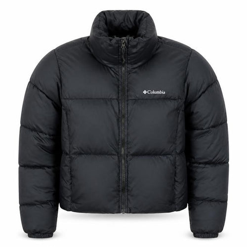 Columbia Men’s Black M Puffer Jacket Quilted Full Zip Outdoor