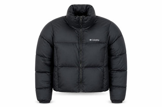 Columbia Men’s Black M Puffer Jacket Quilted Full Zip Outdoor