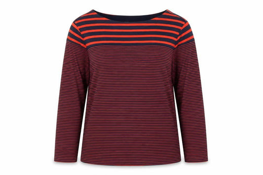 GAP Women’s Multicoloured XL Striped Cotton Raglan Long Sleeve T-Shirt