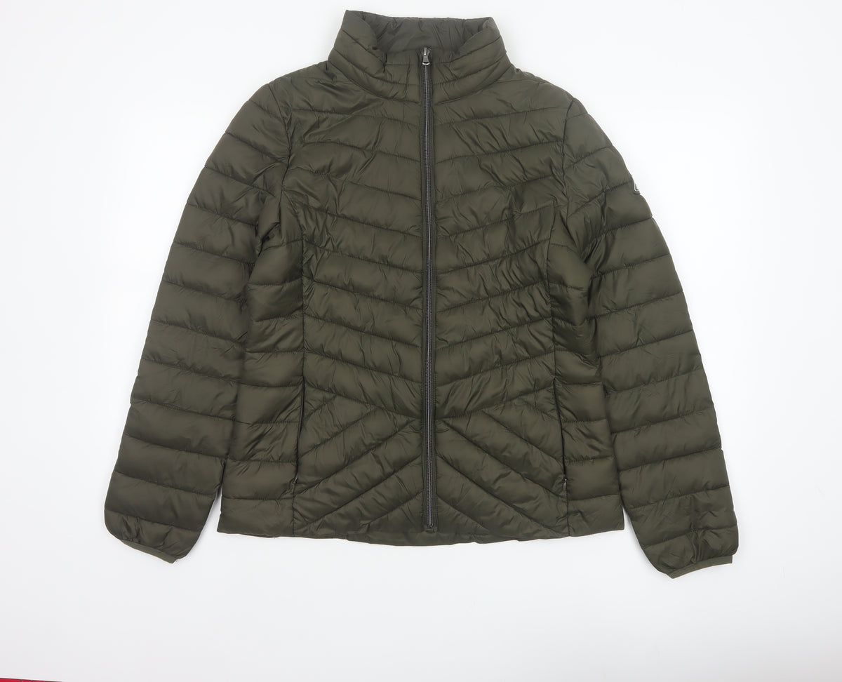 Harvey & Jones Women’s Green Size 16 Quilted Puffer Jacket