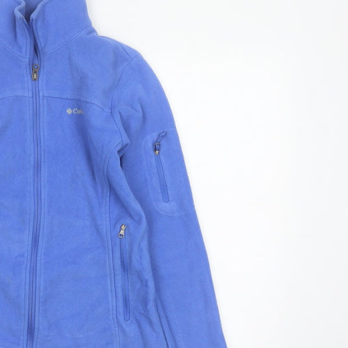 Columbia Women Blue S Fleece Full Zip Outdoor Jacket Pockets