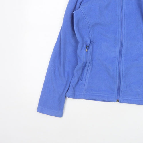 Columbia Women Blue S Fleece Full Zip Outdoor Jacket Pockets