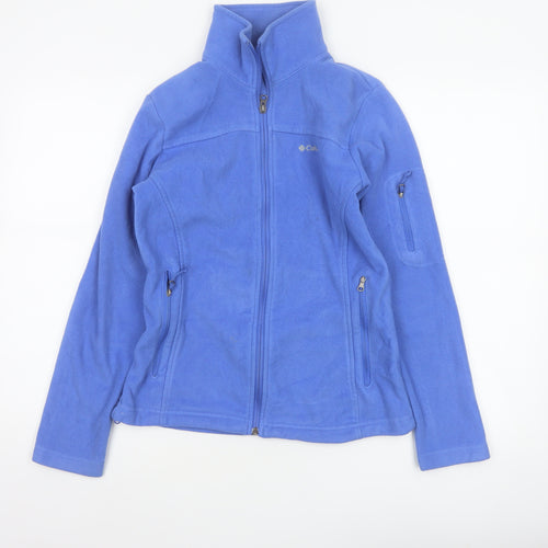 Columbia Women Blue S Fleece Full Zip Outdoor Jacket Pockets