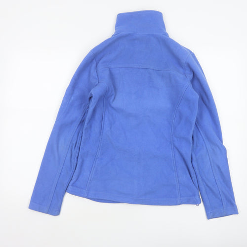 Columbia Women Blue S Fleece Full Zip Outdoor Jacket Pockets
