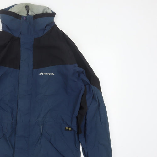 Sprayway Men’s Blue Small Gore-Tex XCR Hooded Waterproof Jacket