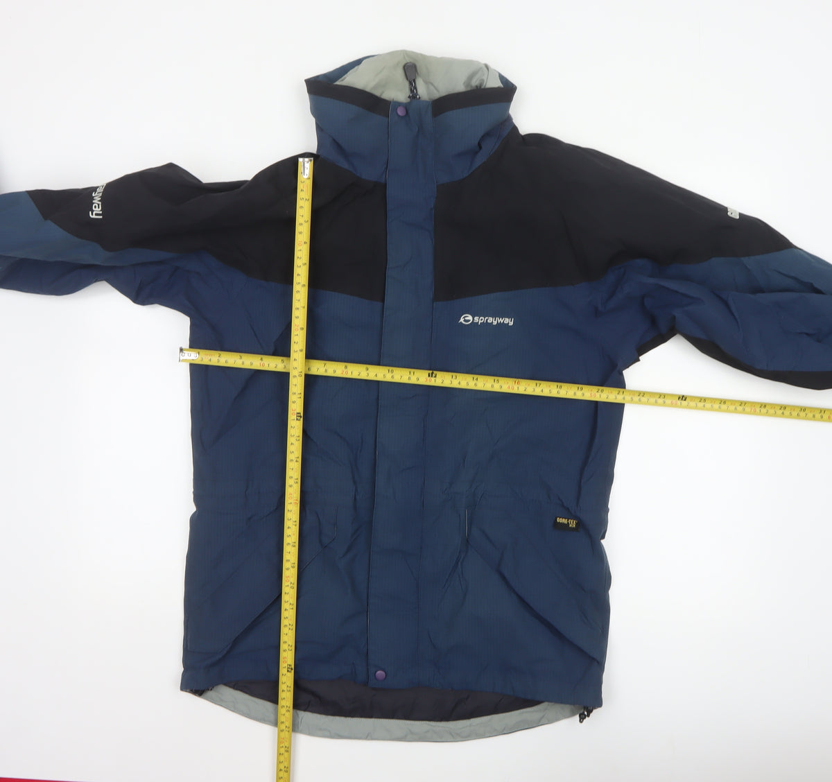 Sprayway Men’s Blue Small Gore-Tex XCR Hooded Waterproof Jacket